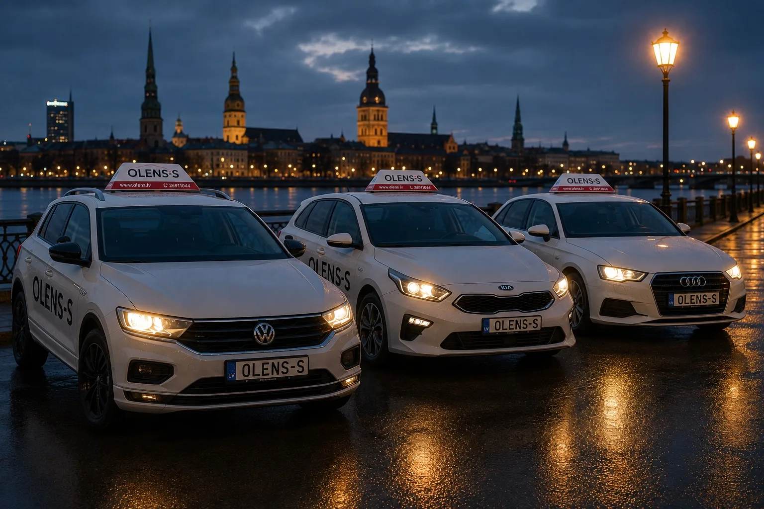 Olens-S autoskolas mācību auto Rīgā